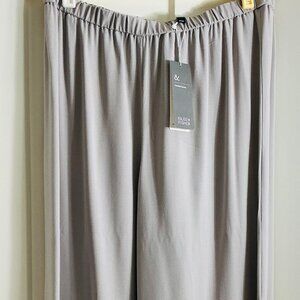 NEW Eileen Fisher Silk Crop Pants | Wide Leg Lounge Trousers | Cozy Fall Pants